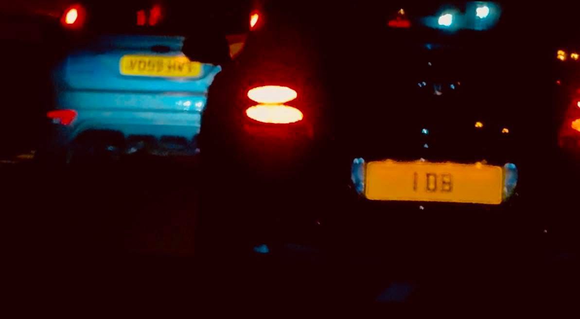 UK Number Plate 1 DB
